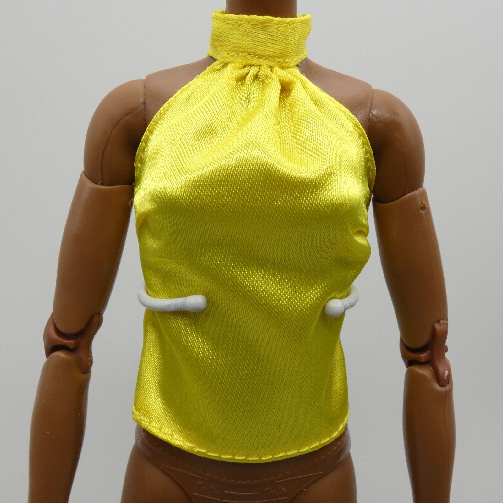 Barbie Looks 19 Doll Shirt Top Yellow Sleeveless Fits Standard And Tall HJX28