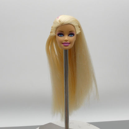 Barbie Designable Hair Doll Head Generation Girl CEO Face Blonde Pink Hair W4504