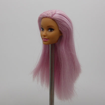 Barbie Careers Pop Star Doll Head Neysa Face Purple Hair Side Glance FXN98 2019