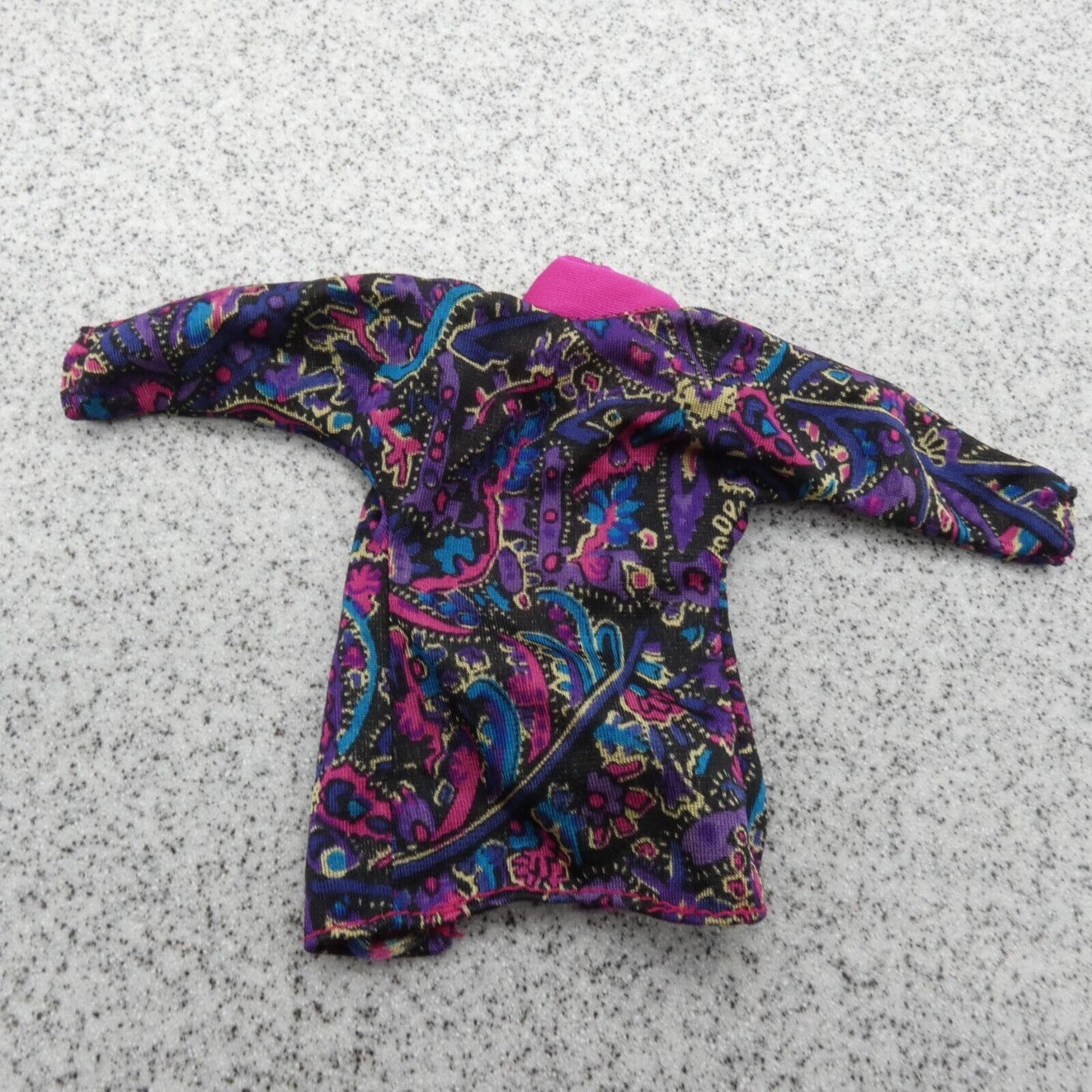 Barbie Fancy Frills Fashions Doll Jacket Top Purple Multicolor 1990 Mattel 5290