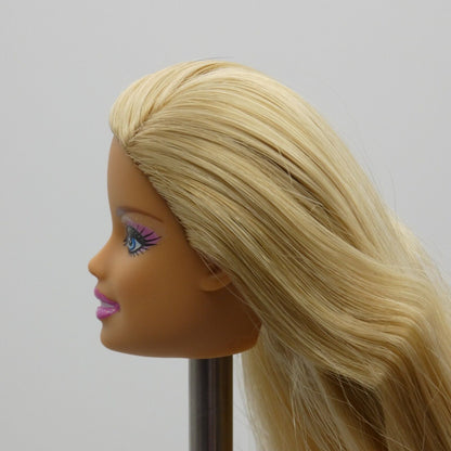 Barbie Fashionistas Doll Head Only Generation Girl CEO Face Blonde Glitter