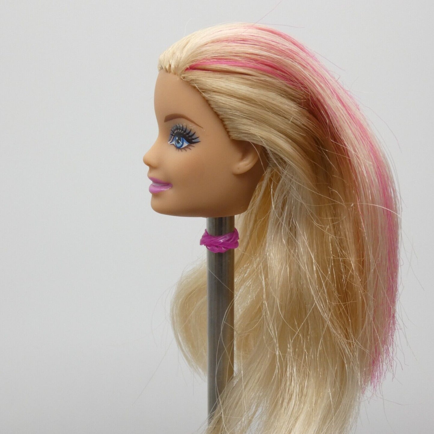 Barbie Doll Head Only Generation Girl CEO Face Blonde Pink Hair