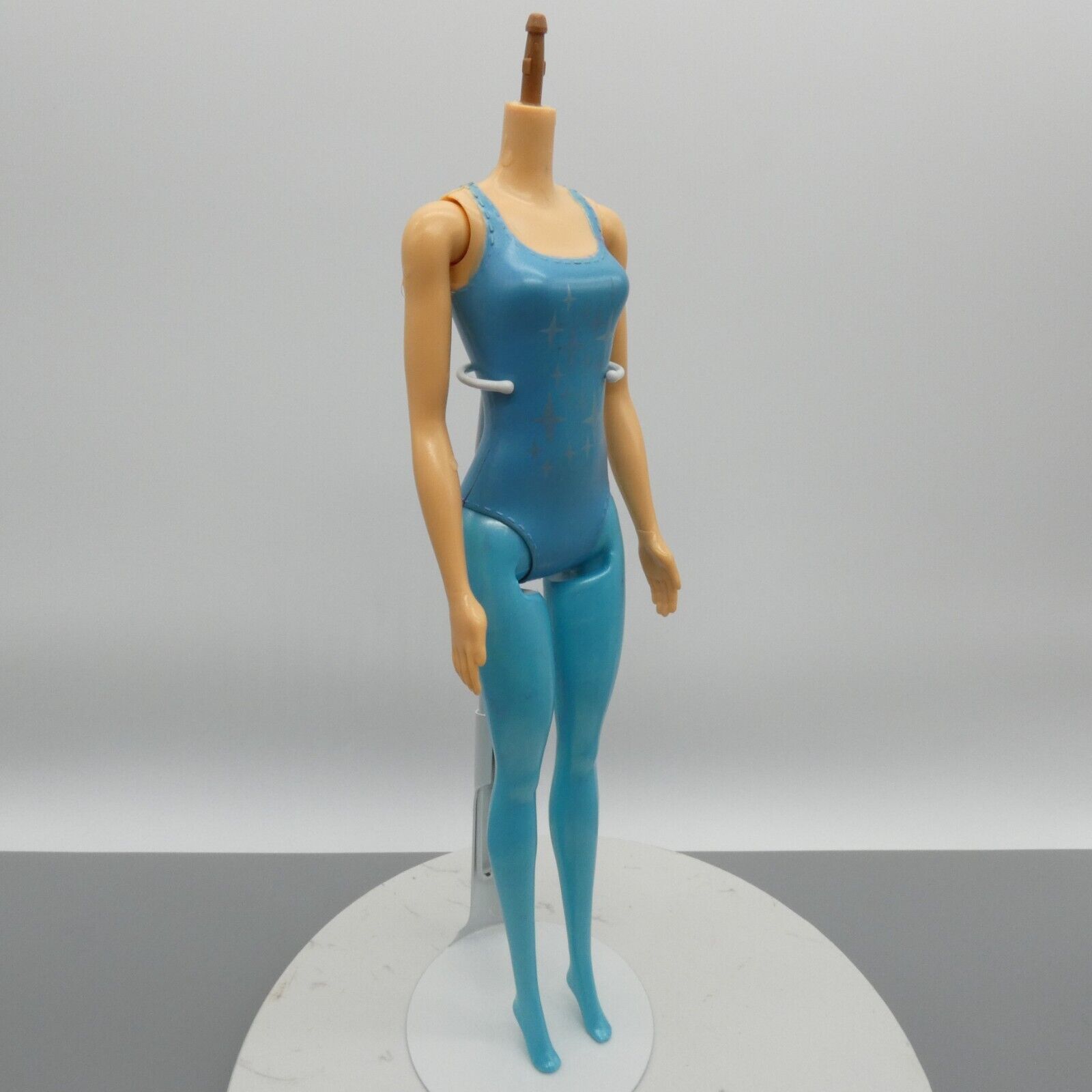 Barbie Color Reveal Doll Body Teal Blue Molded Bodysuit Straight Arms 2021 GPD21