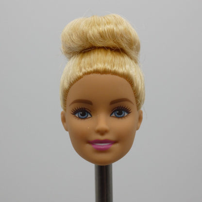 Barbie Ballet Instructor Doll Head Millie Face Light Skin Blonde Hair 2017 DXC93