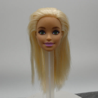 Barbie Millie Doll Head Only Blonde Hair Green Eyes 2022 Mattel HBV05