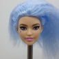 Barbie Fashionistas 170 Doll Head Daya Face Blue Crimped Hair Nude 2021 GRD61