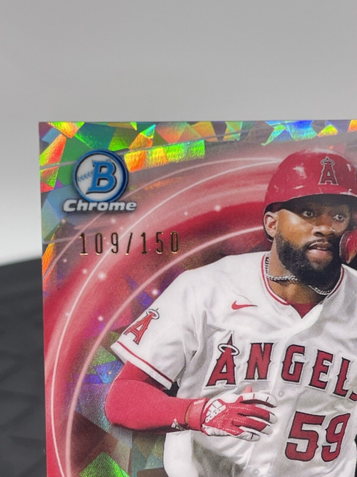 2021 Bowman Chrome Jo Adell ROY Favorites RC Angels Serial Numbered 109 / 150