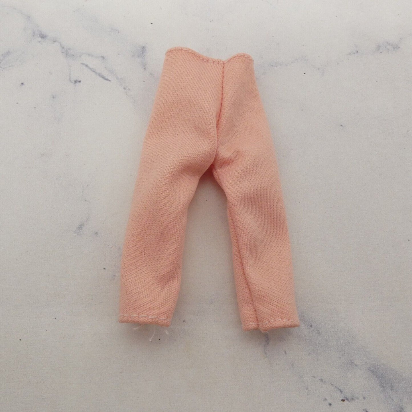 Barbie Doll Size Pants Pink Peach Colored Capri Leggings Fits Fashionistas