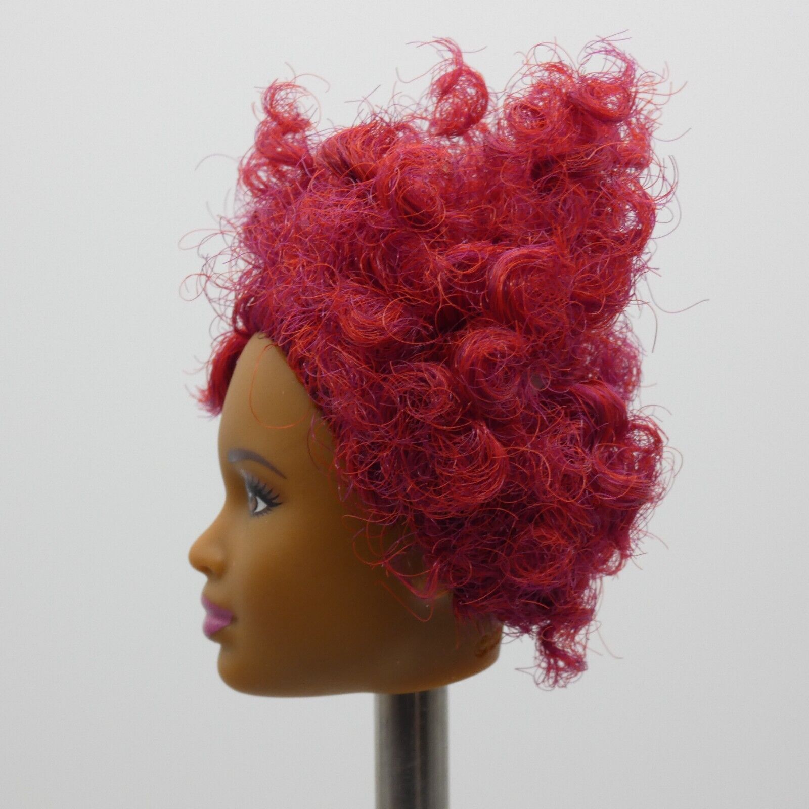 Barbie Fashionistas 33 Doll Head Only AA Grace Mbili Curly Red Hair 2016 DPX69