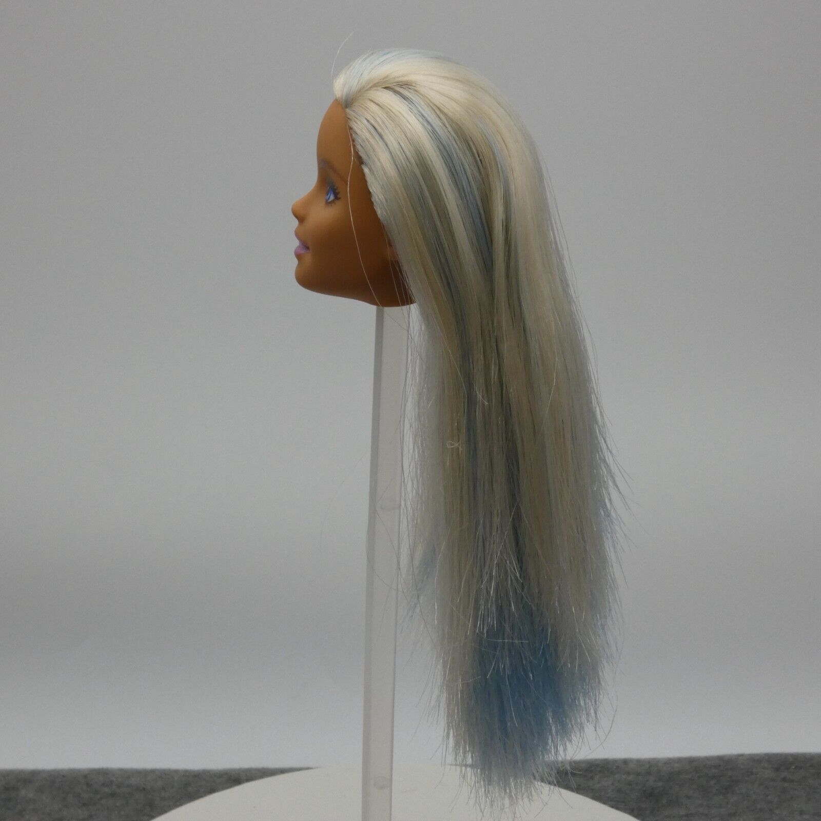 Barbie Fashionistas 120 Doll Head Only Millie Blonde Blue Hair 2019 Mattel FXL53