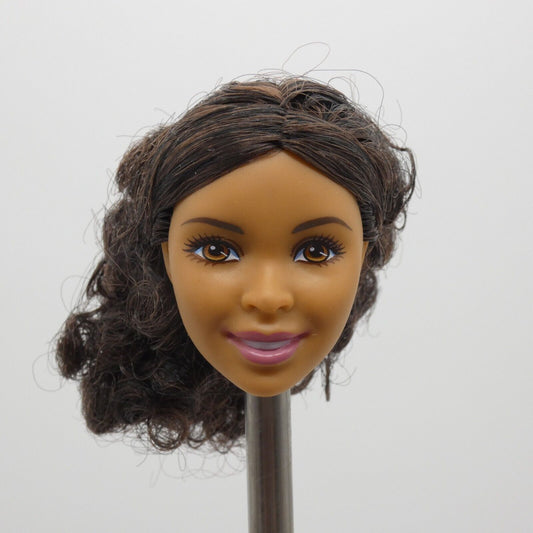 Barbie 2016 President Nikki Doll Head Curly Hair Medium Skin AA DPN03 Mattel