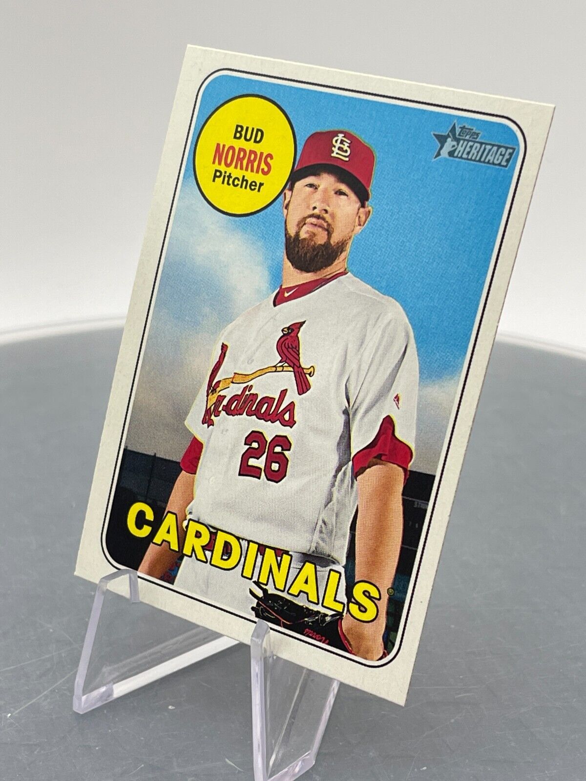 2018 Topps  Heritage Bud Norris #662 St. Louis Cardinals Pitcher