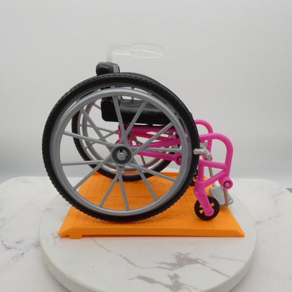 Barbie Doll Pink Wheelchair With Orange Ramp Fashionistas 194 HJT14 Mattel 2022