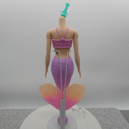 Barbie Dreamtopia Mermaid Doll Body Only Light Skin Pink Purple Tail 2023 HRR06