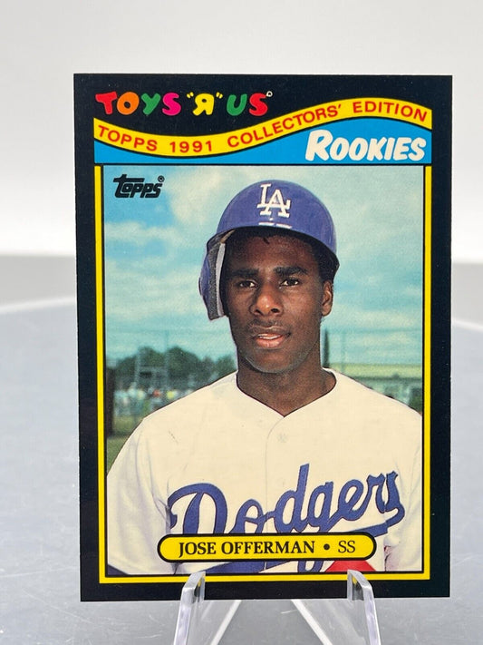 1991 Topps Toys R Us Collectors Edition Jose Offerman #23 Los Angeles Dodgers