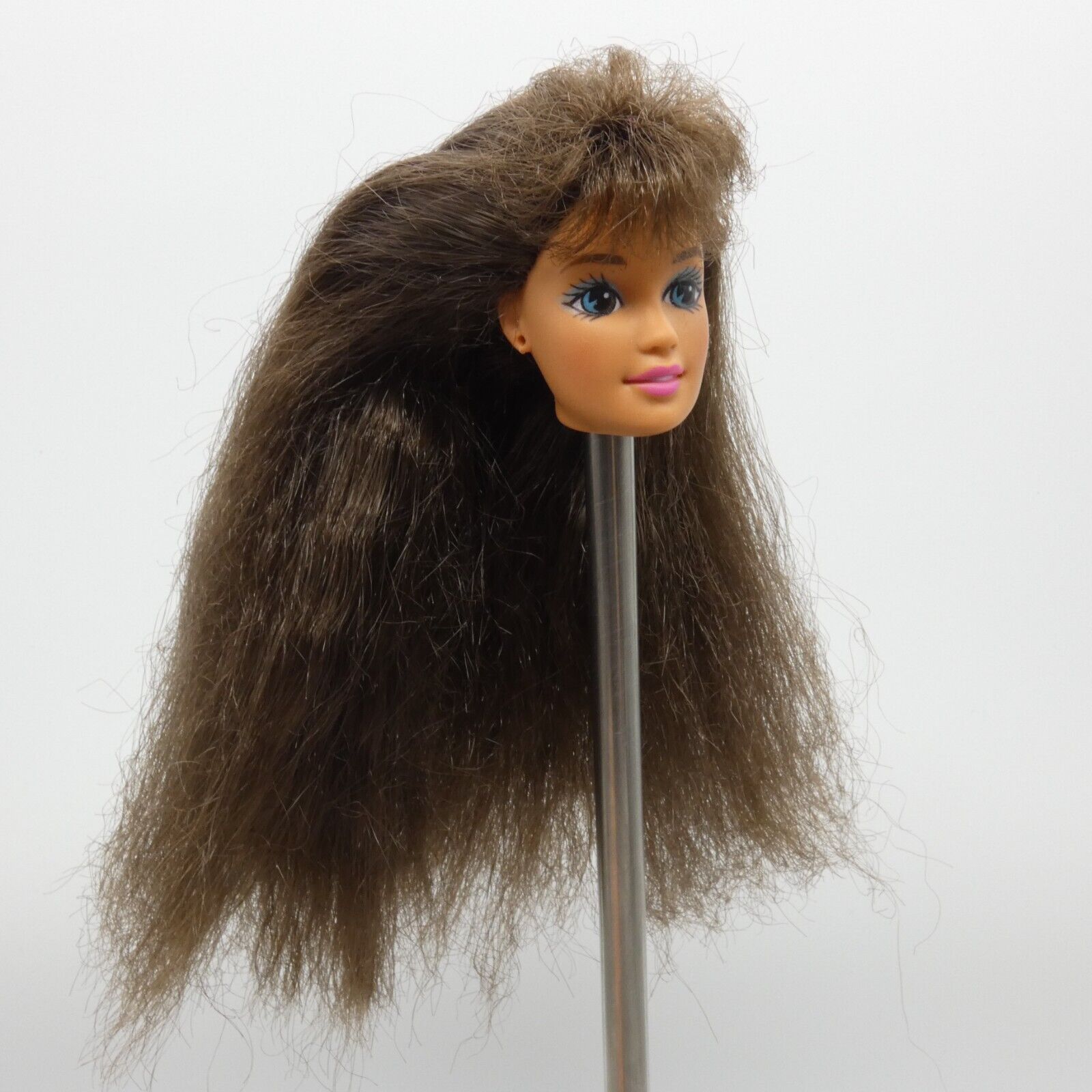 Barbie My First Princess Teresa Doll Head Only Brown Hair Crimped 1995 13066