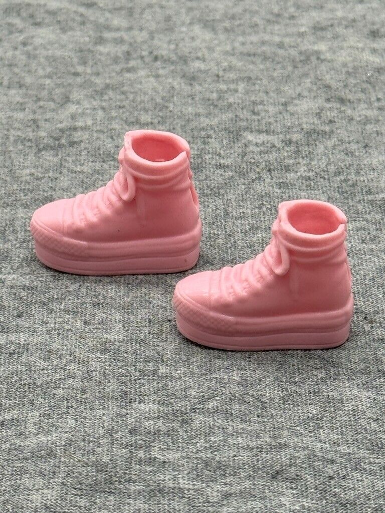 Barbie Doll Shoes Sneakers High Tops Ice Cream Shop Pink 2021 Mattel HCN46