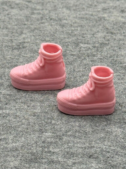 Barbie Doll Shoes Sneakers High Tops Ice Cream Shop Pink 2021 Mattel HCN46