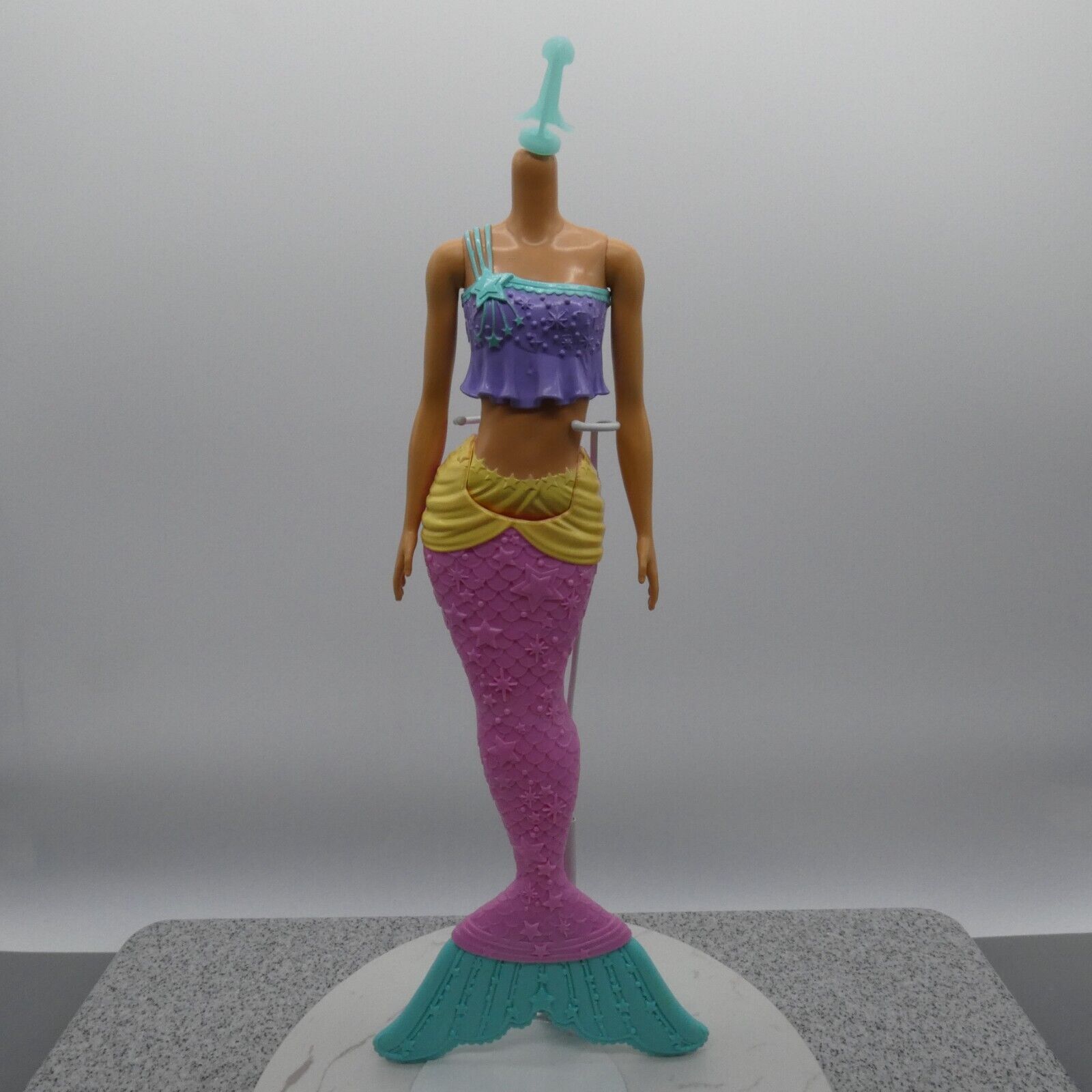 Barbie Dreamtopia Mermaid Doll Body Light Skin Tone Pink Tail 2019 Mattel GGC09