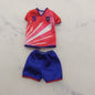 Barbie Careers Soccer Player Doll Outfit Red Jersey Top Blue Shorts 2014 BDT25