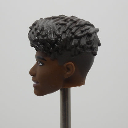 Barbie Fashionistas Ken Doll Head Spiky Quiff AA Dark Skin Tone 2022 HBV03 04