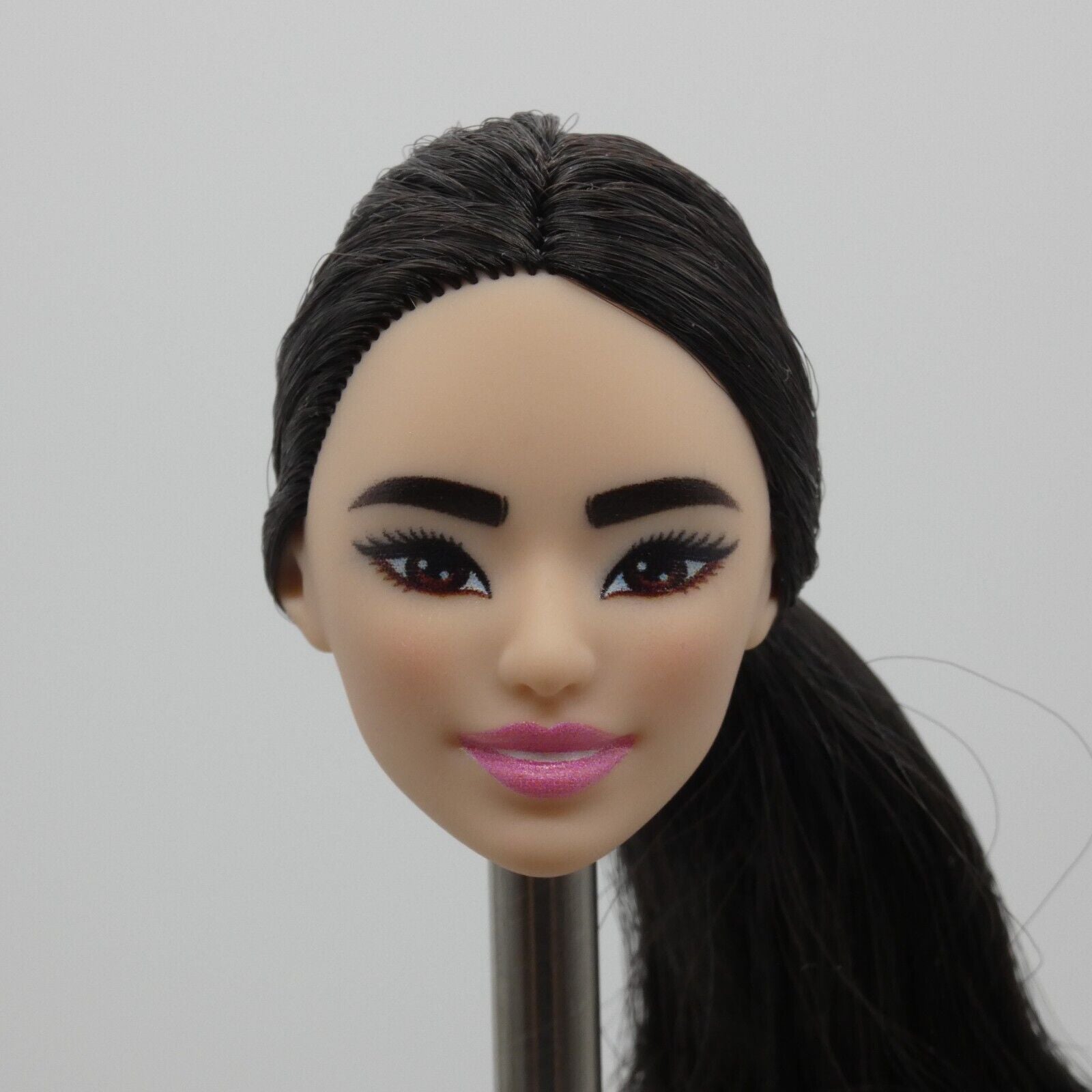 Barbie Made To Move Tennis Player Doll Head Only Black Hair Asian 2023 HKT73 M