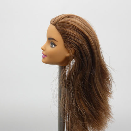 Barbie Make & Sell Boutique Doll Head Neysa Face Brown Hair Eyes 2023 HKT78