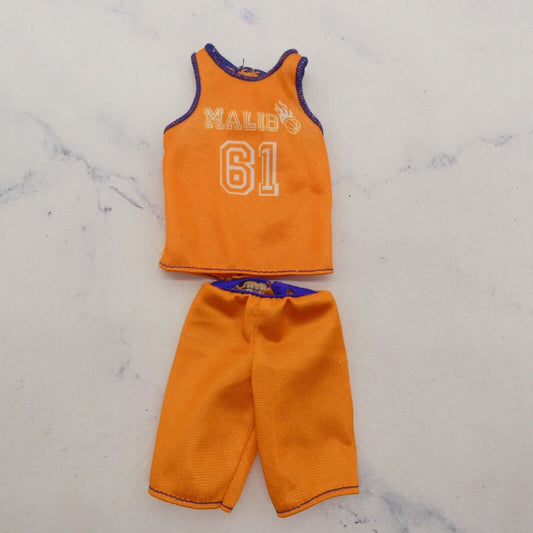 Barbie Careers Ken Basketball Fashion Doll Orange Jersey Shorts 2022 GRC69