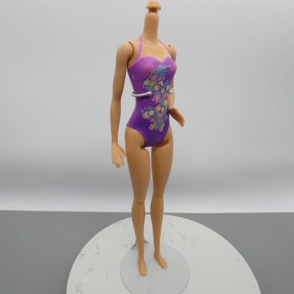 Barbie Swimmin' Pup Pool Doll Fashionistas Body Bent Left Arm 2016 Mattel DMC32