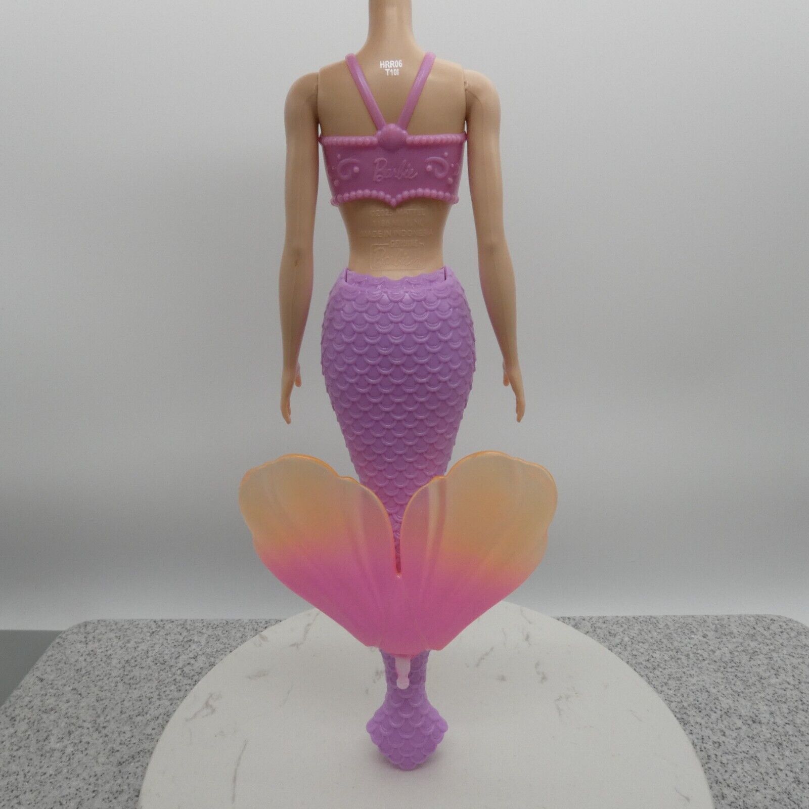 Barbie Dreamtopia Mermaid Doll Body Only Light Skin Pink Purple Tail 2023 HRR06