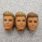 Barbie Molded Hair Ken Ryan Doll 3 Heads Dark Blonde Hair Medium Light Skin