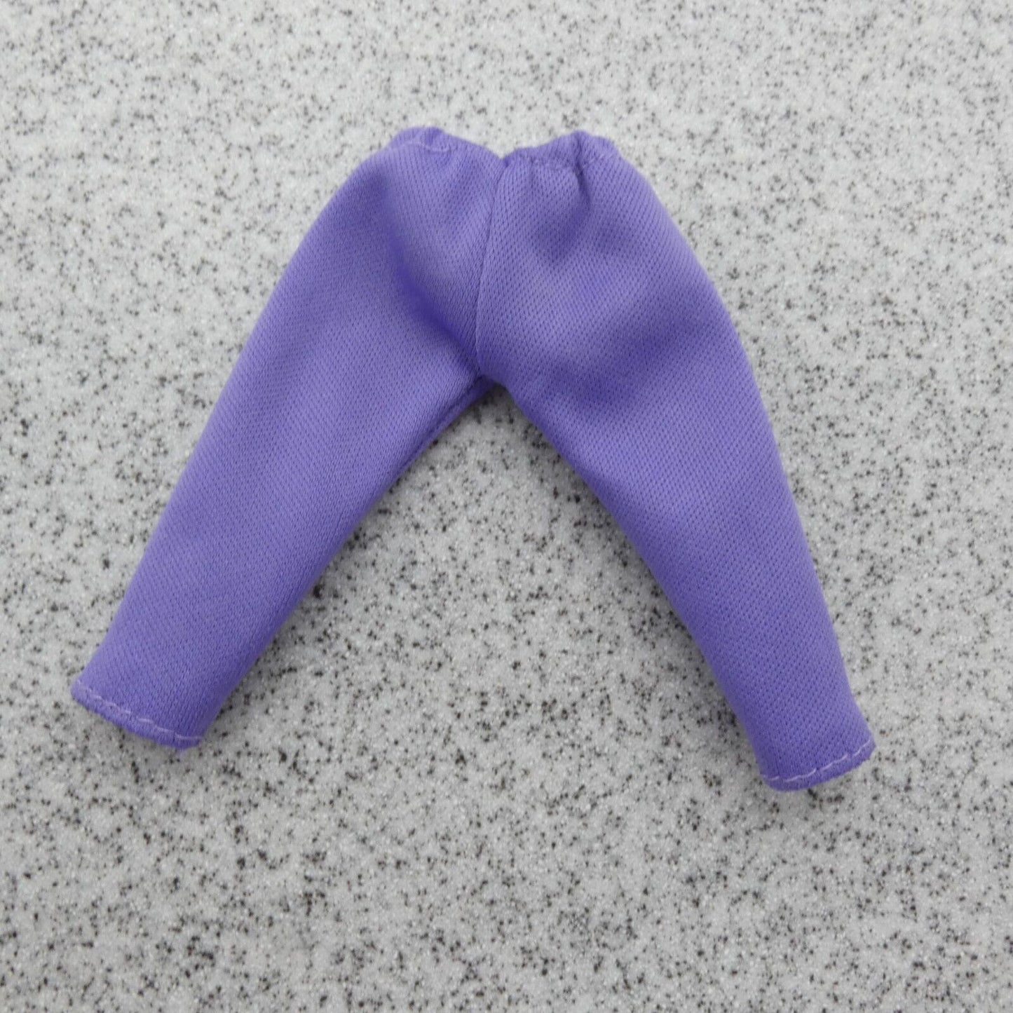 Barbie Doll Size Yoga Pants Knee Length Purple Elastic Waist Gym Workout Jogging