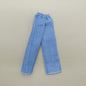 Barbie Doll Size Pants Blue Wide Leg Elastic Waist Fits Fashionistas MTM