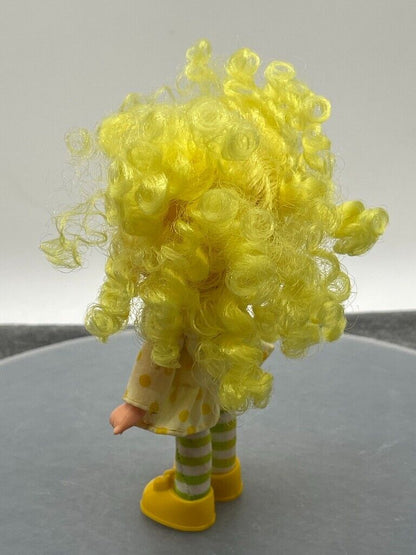 Strawberry Shortcake Lemon Meringue Doll Yellow Hair Outfit Shoes Tights VTG 5"