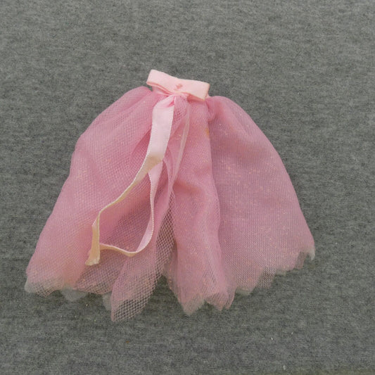 My First Barbie Ballerina Doll Skirt Pink Tutu Layered Tulle 1986 Mattel 1788