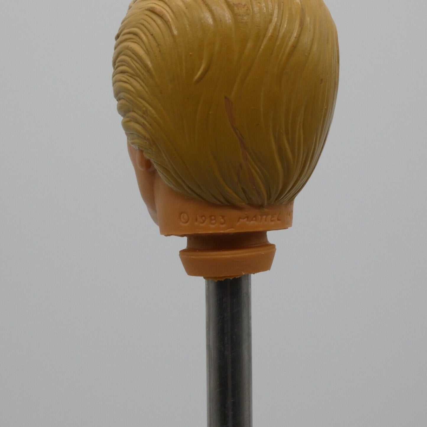 Barbie Tropical Ken Doll Head Only 1986 Blonde Molded Hair Malaysia Mattel 1020