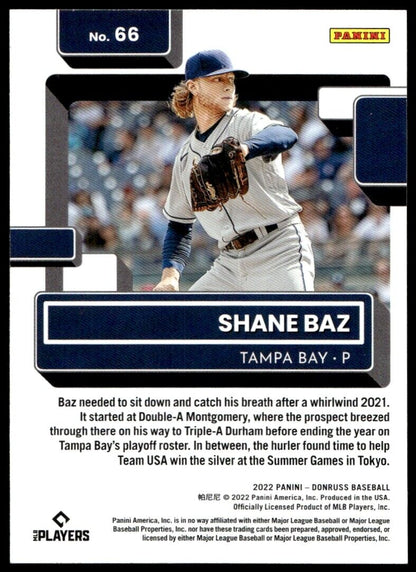 2022 Donruss #66 Shane Baz Near Mint