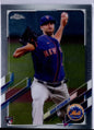 2021 Topps Chrome David Peterson Rookie New York Mets #133