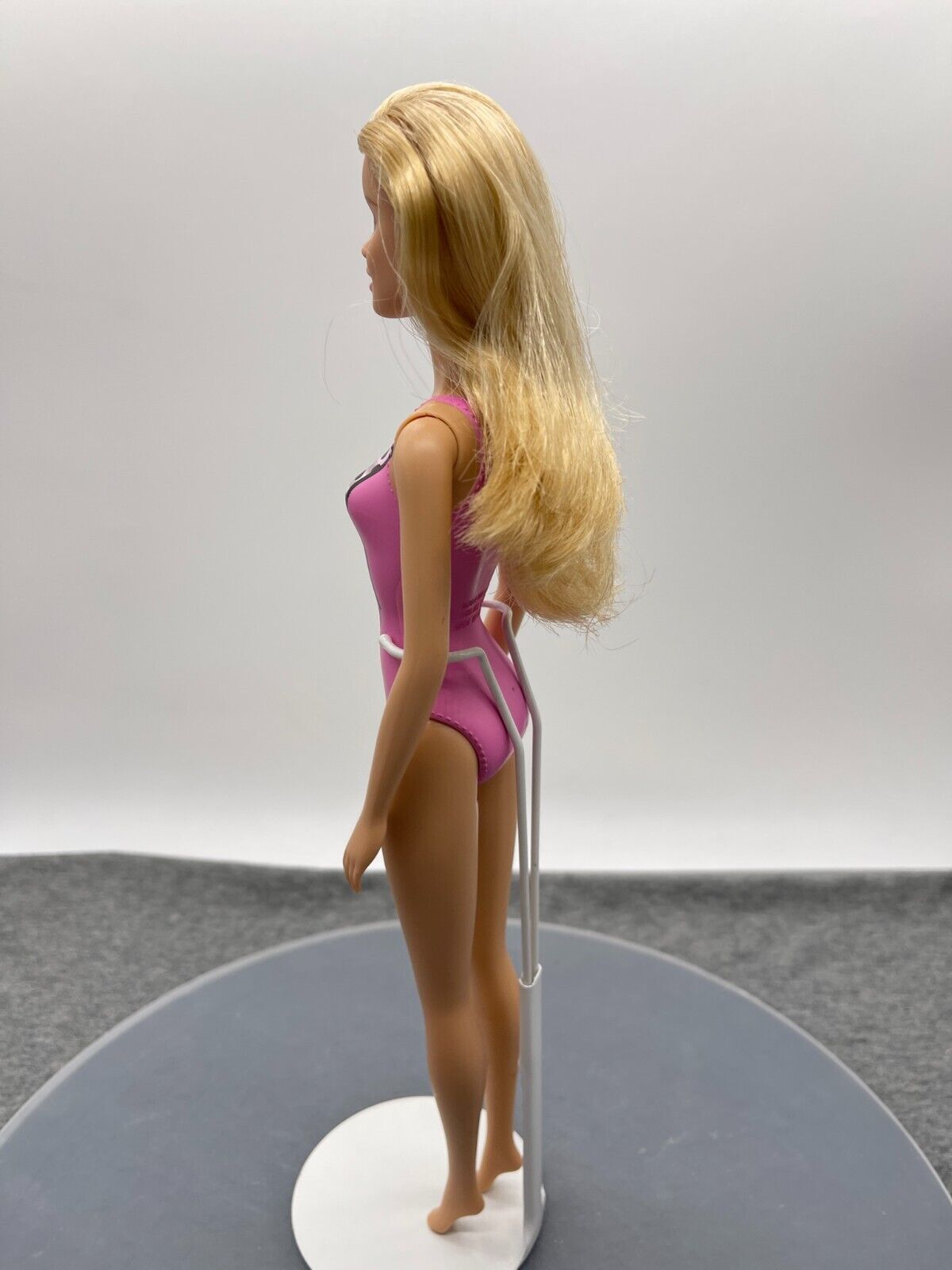 Barbie Beach Water Play Doll Millie Blonde Pink Swimsuit Heel Feet CFF12 Mattel