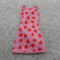 Barbie Doll Mini Dress Pink Red Hearts Sleeveless Tank Valentines Mattel