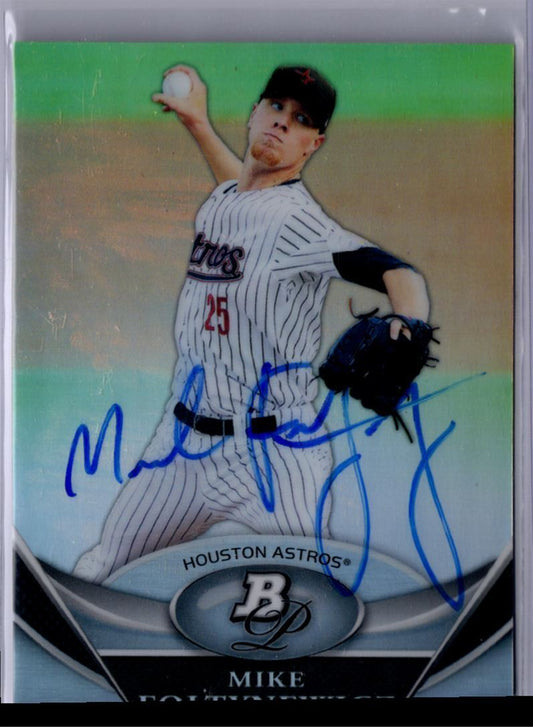 2011 Bowman Platinum Prospects Mike Foltynewicz Auto Houston Astros #BPP48 On