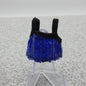 Shadow High Uma Vanhoose Doll Tank Top Blue Black Sequins Rainbow Vision 582755