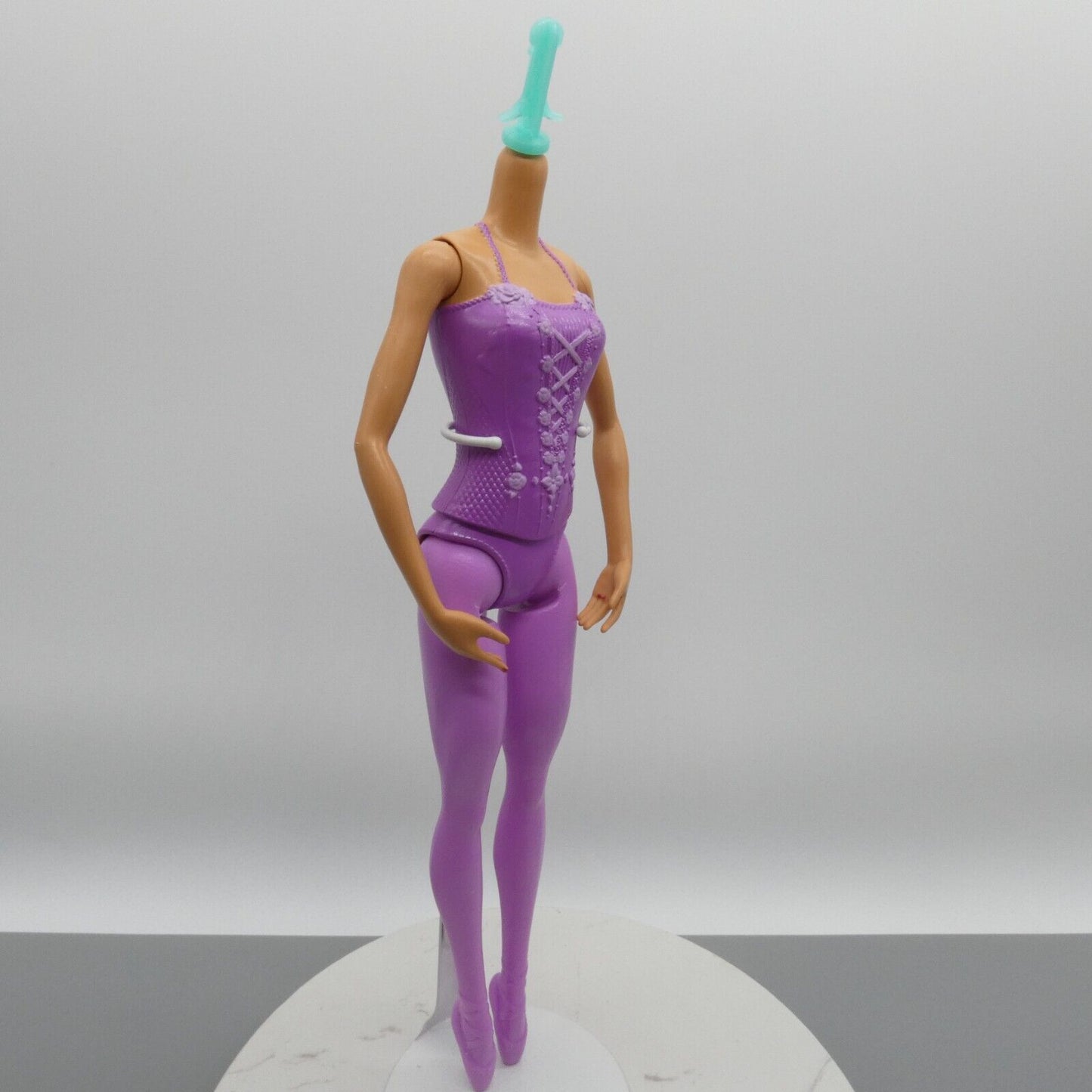 Barbie Ballerina Doll Hispanic Body Purple Bodysuit Pointe Shoes 2020 GJL60