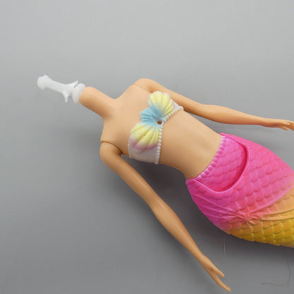 Barbie Dreamtopia Rainbow Magic Mermaid Doll Body Tail Light Skin 2021 GTF89