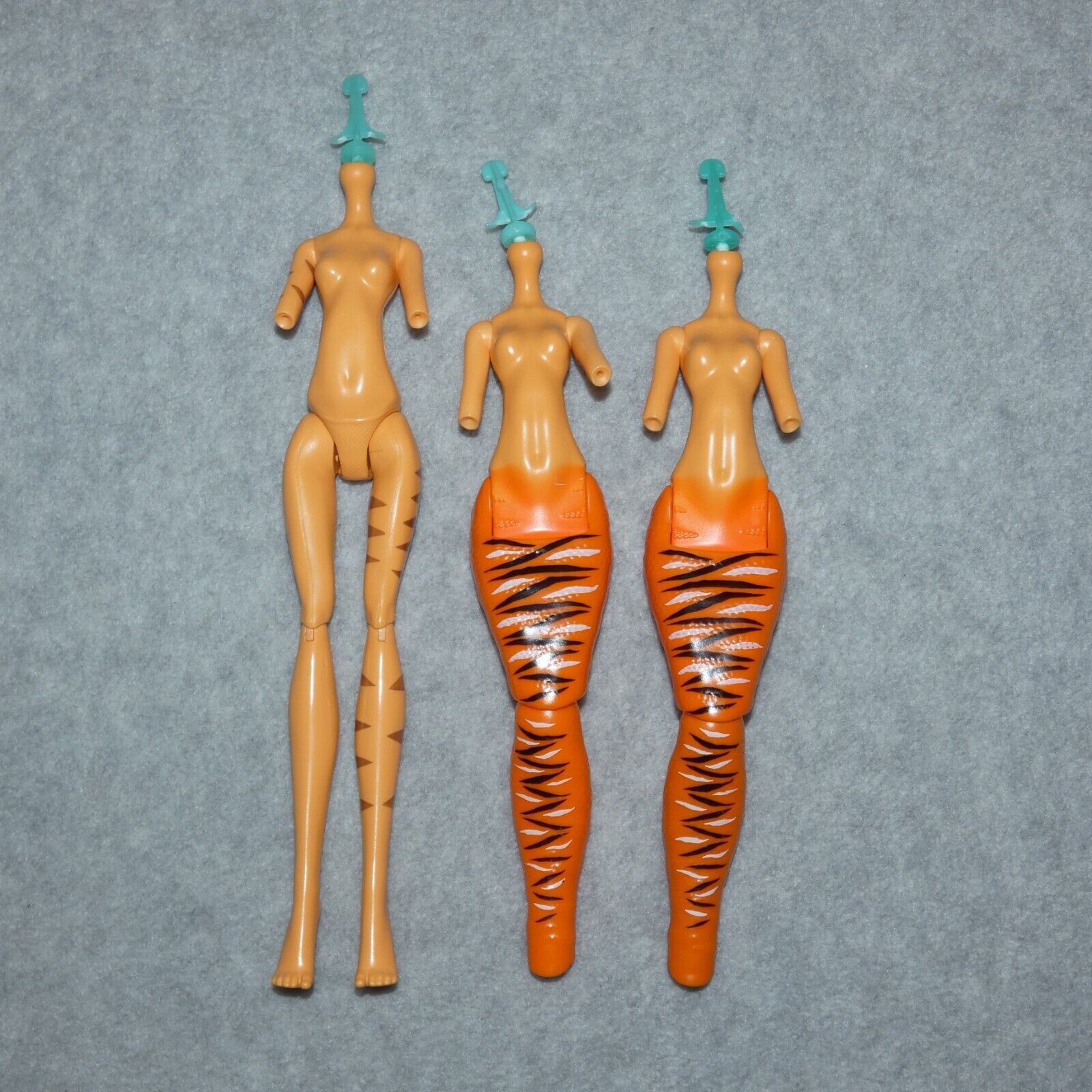 Monster High Toralei Stripe Doll Body Lot of 3 Bodies G1 Gen 1