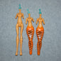 Monster High Toralei Stripe Doll Body Lot of 3 Bodies G1 Gen 1