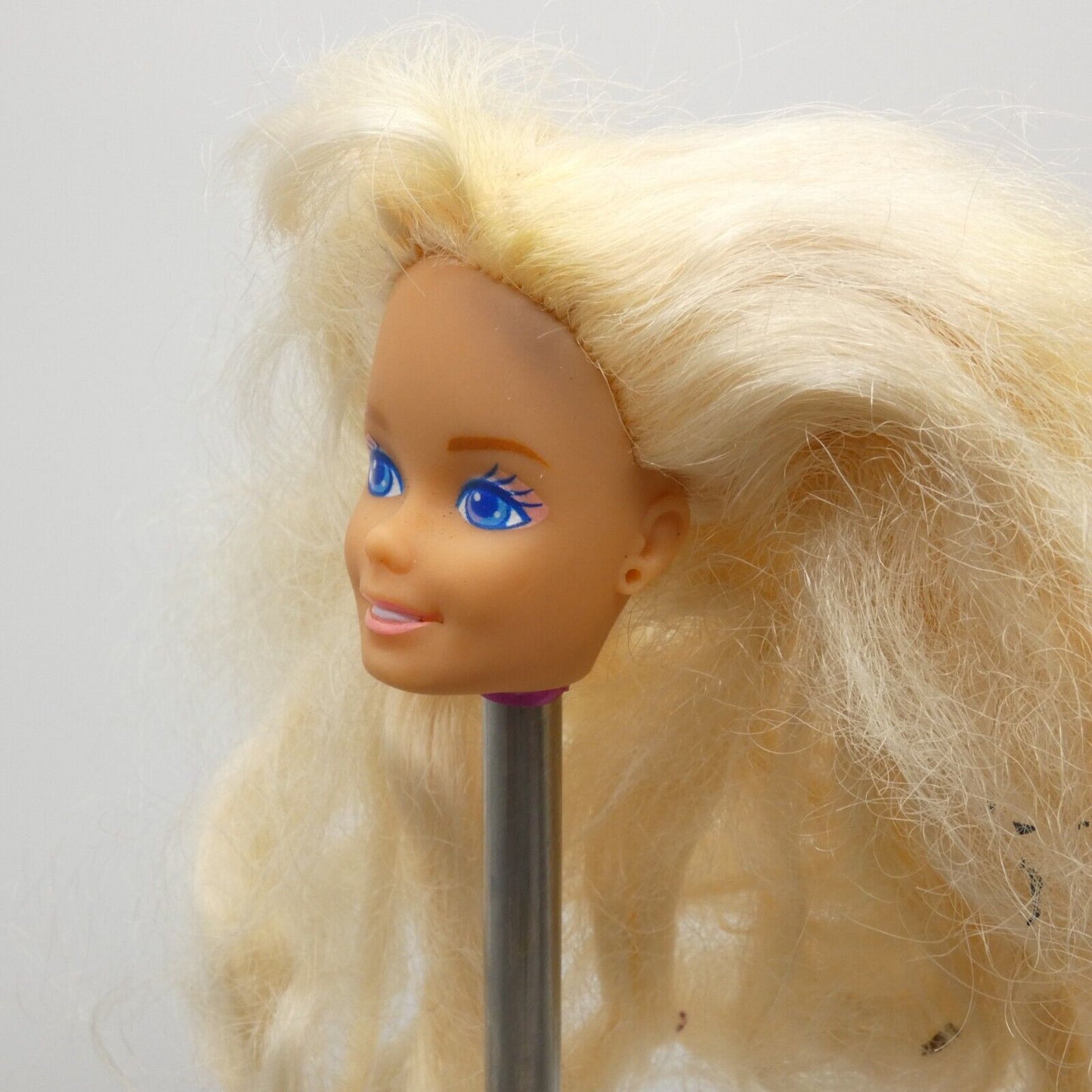 Barbie Cool Times Doll Head Superstar Face Super Scooter 1988 Mattel 3022 Flawed