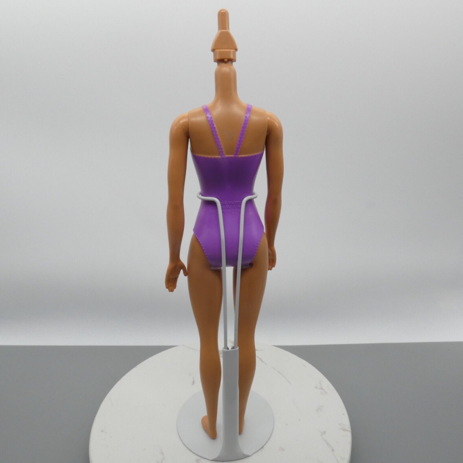 Barbie Beach Doll Body Only Hispanic Medium Skin Purple Molded Suit 2018 FJD98