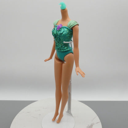 Disney Princess Ariel Doll Molded Bodysuit The Little Mermaid 2013 Mattel BBM22