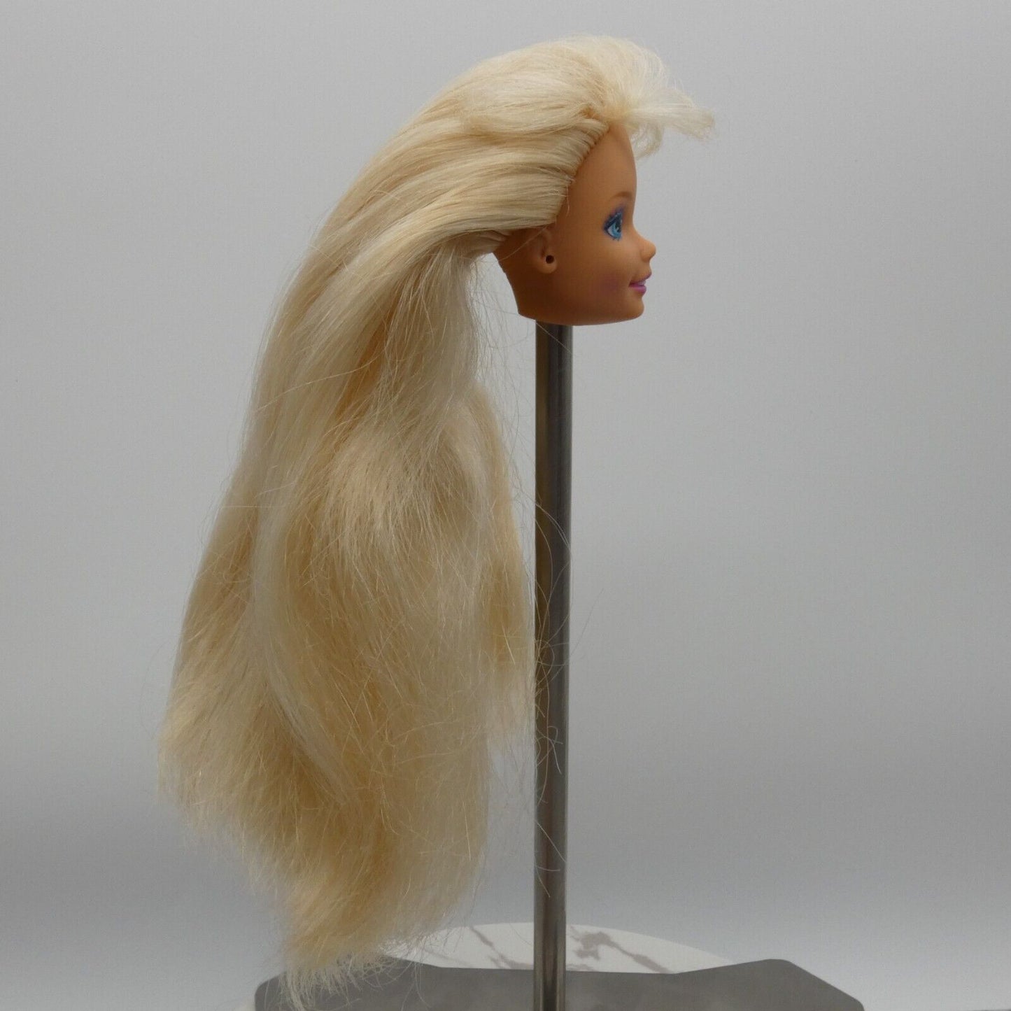 Barbie Troll Doll Head SuperStar Face Blonde Medium Light Skin 1993 Mattel 10257